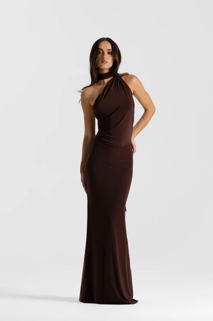 Natalie Rolt Fabienne Gown Espresso