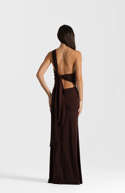Natalie Rolt Fabienne Gown Espresso