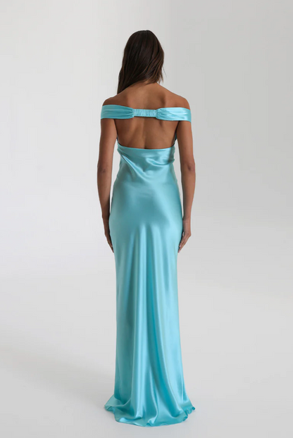 Natalie Rolt Bridget Gown Turquoise