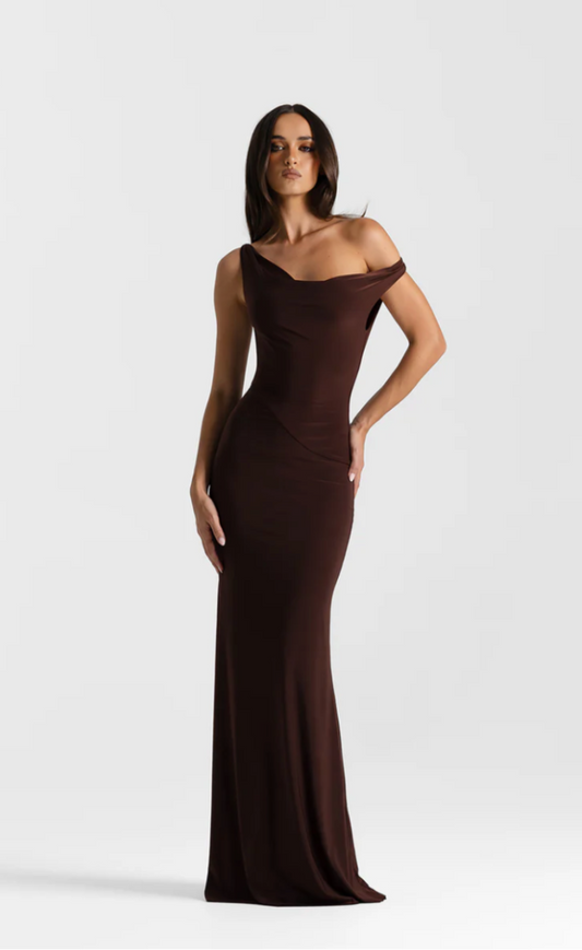 Natalie Rolt Bettina Gown Espresso