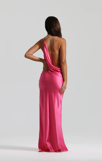 Natalie Rolt Gabi Gown Neon Pink