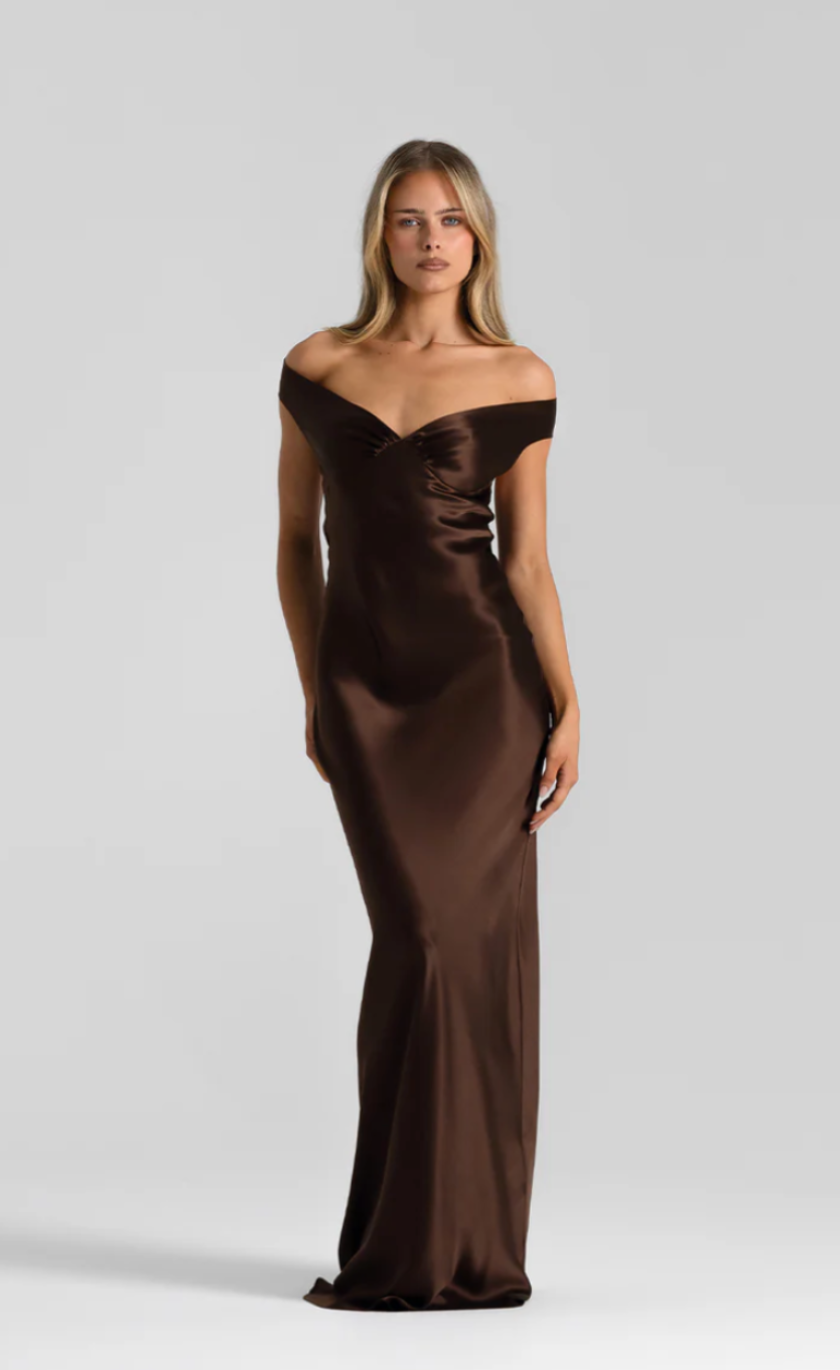 Natalie Rolt Bridget Gown Espresso