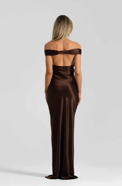 Natalie Rolt Bridget Gown Espresso