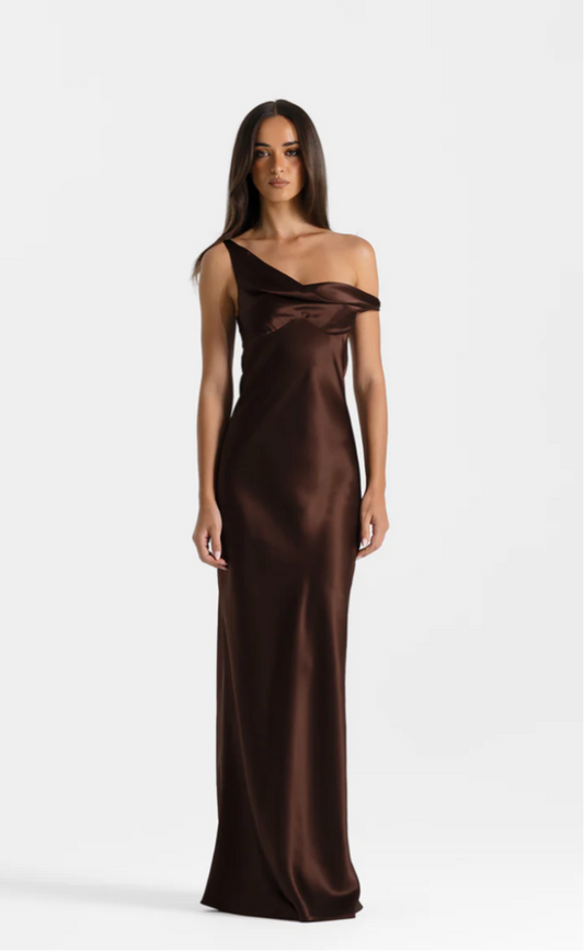 Natalie Rolt Monika Gown Espresso