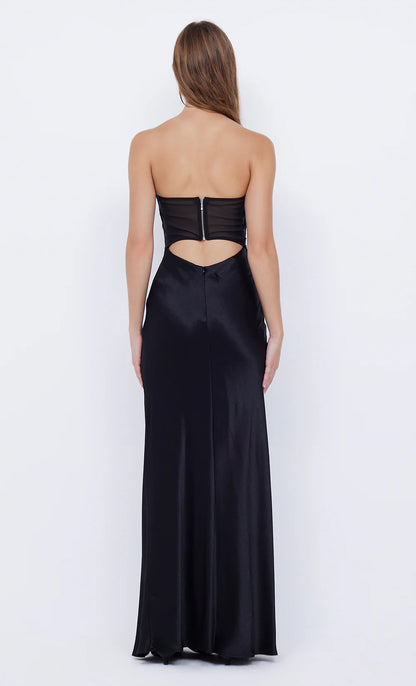 Bec & Bridge Halle Strapless Dress Black