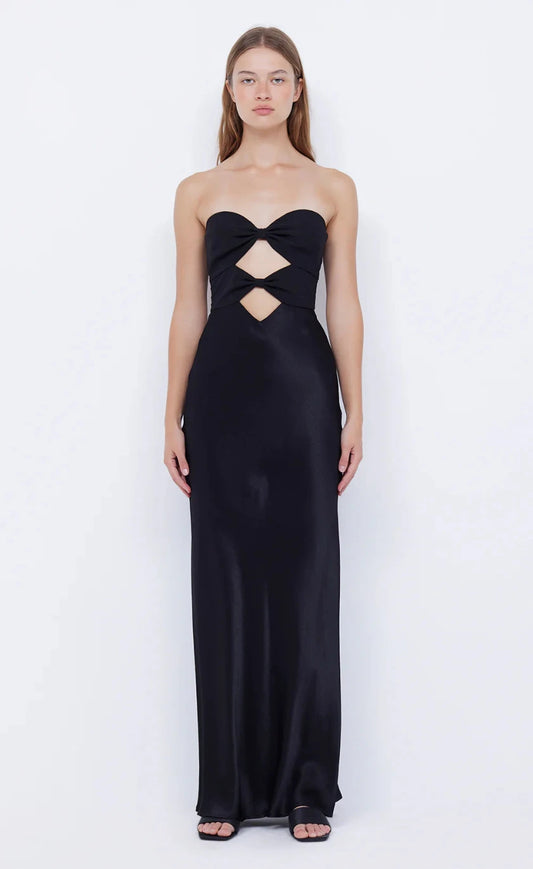 Bec & Bridge Halle Strapless Dress Black