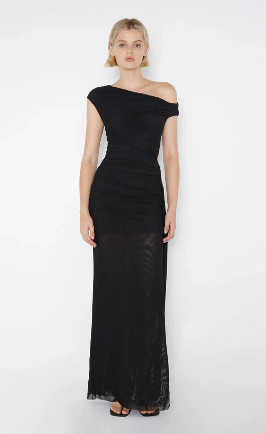 Bec & Bridge Victoria Asym Dress Black