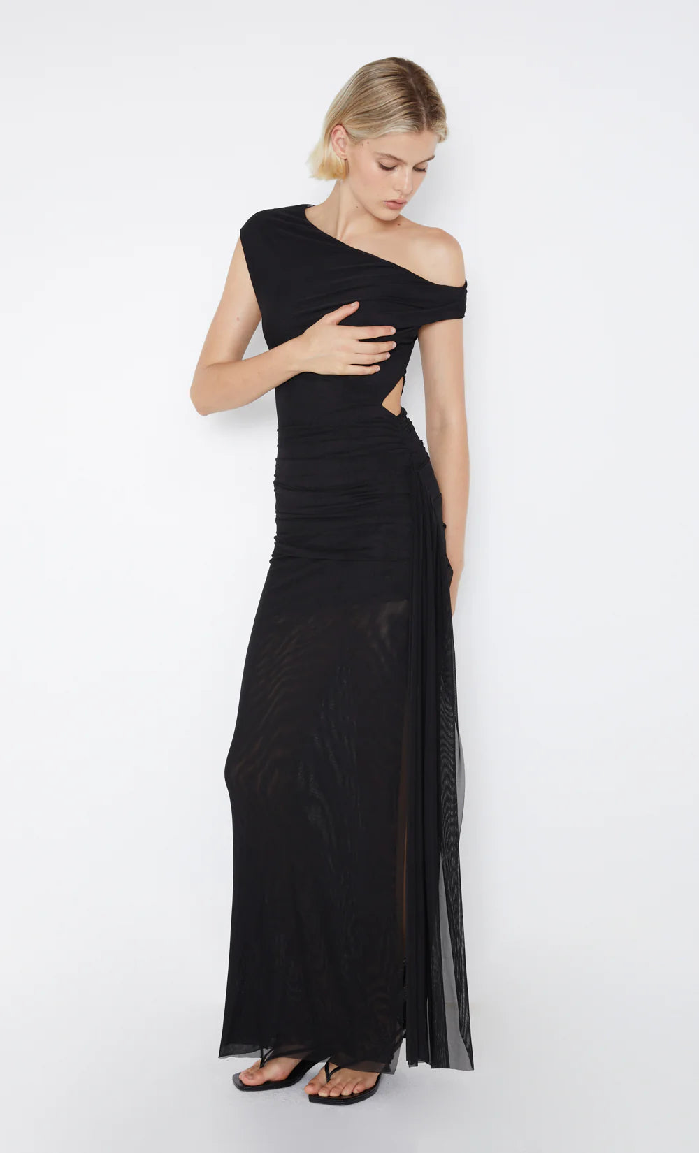 Bec & Bridge Victoria Asym Dress Black