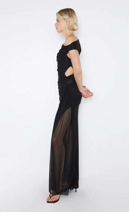 Bec & Bridge Victoria Asym Dress Black