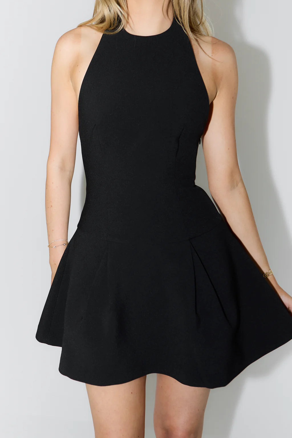 Odd Muse The Ultimate Muse Dropped Hem Mini Dress Black
