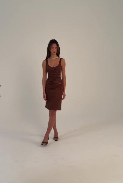 Ance Gria Atlein Midi Set Brown
