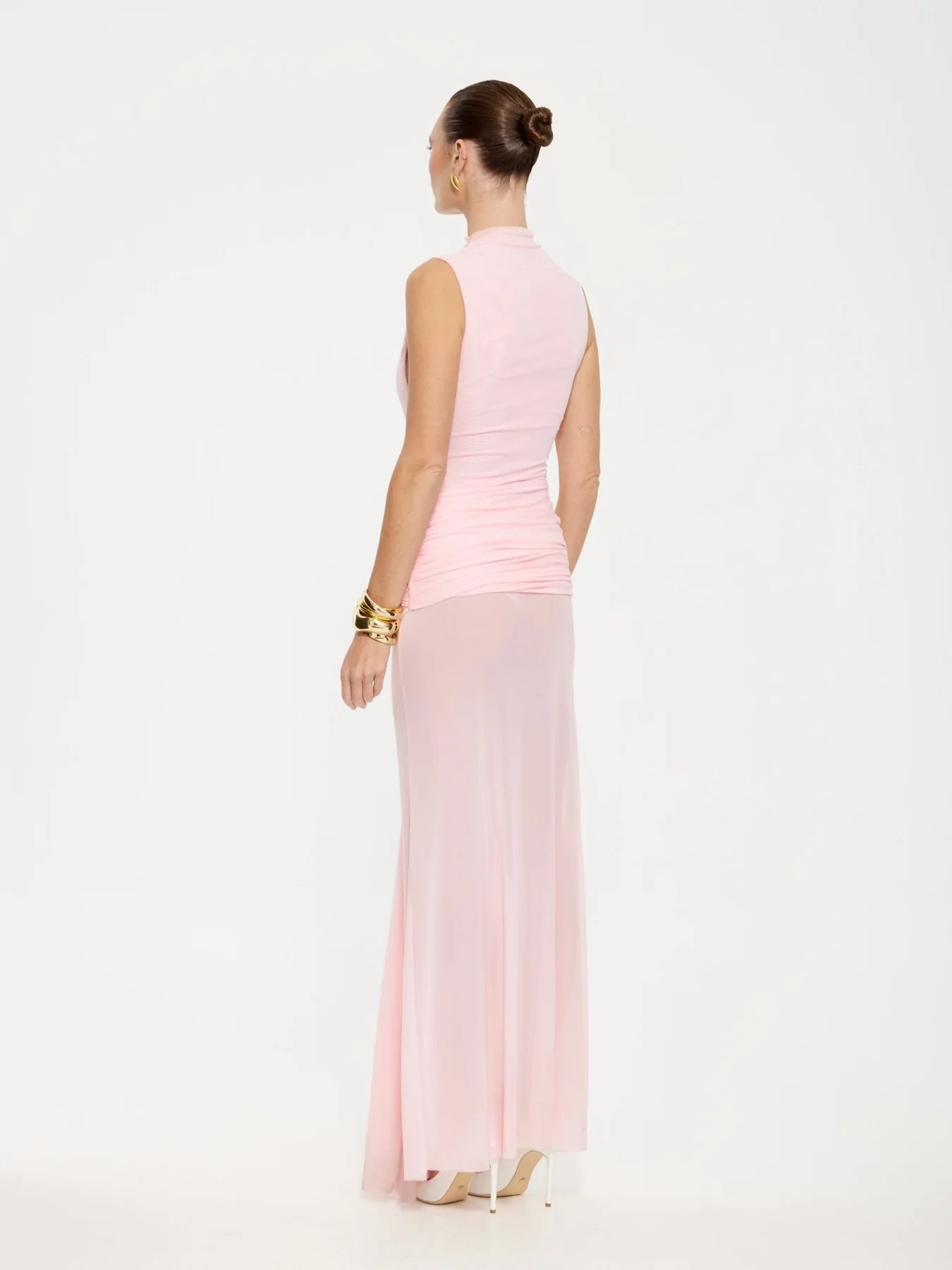 Effie Kats Roza Maxi Dress Petal Pink