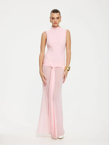 Effie Kats Roza Maxi Dress Petal Pink