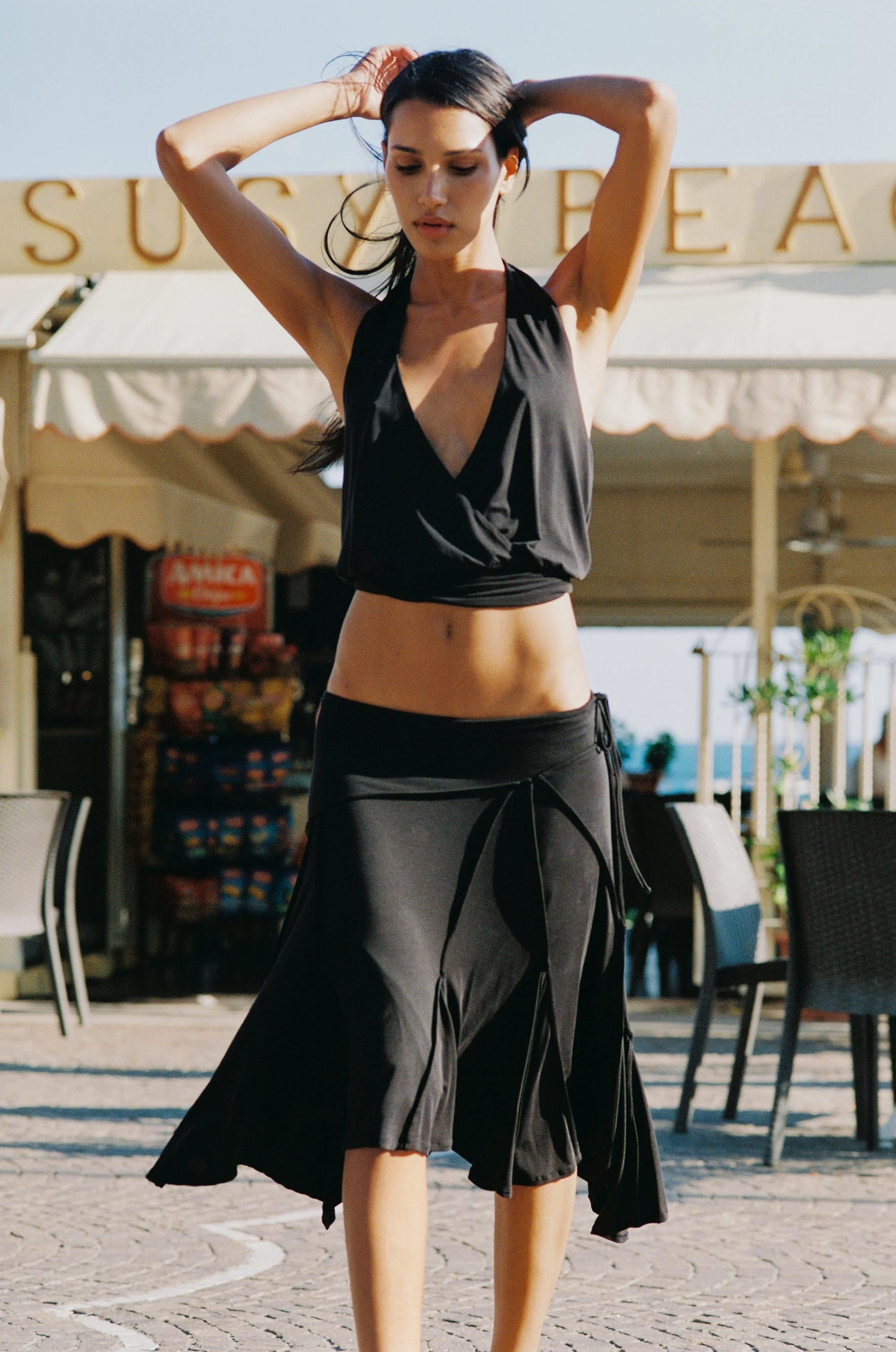 With Jean Sharni Set Black